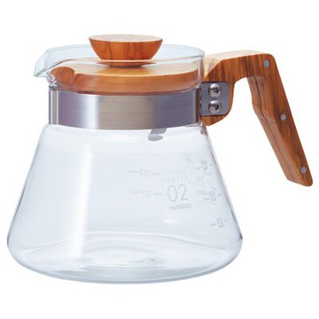 金時代書香咖啡 ​​​​​​​  HARIO V60橄欖木60好握咖啡壺 600ml VCWN-60-OV