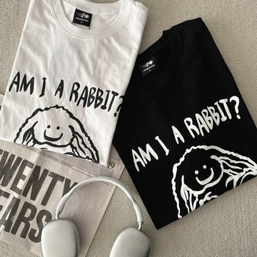 【FJstore】韓國 niceghostclub NGC RABBIT OR BEAR 短T 短踢 寬鬆 落肩 情侶T