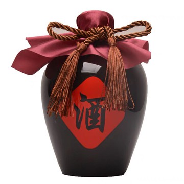 清酒器 古苑陶瓷酒瓶子1公斤2斤1000ml土陶裝酒壇子白酒瓶復古酒壺盛酒器『XY33305』