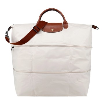 LONGCHAMP LE PLIAGE系列延展兩用旅行袋(白紙)1911-089-P71
