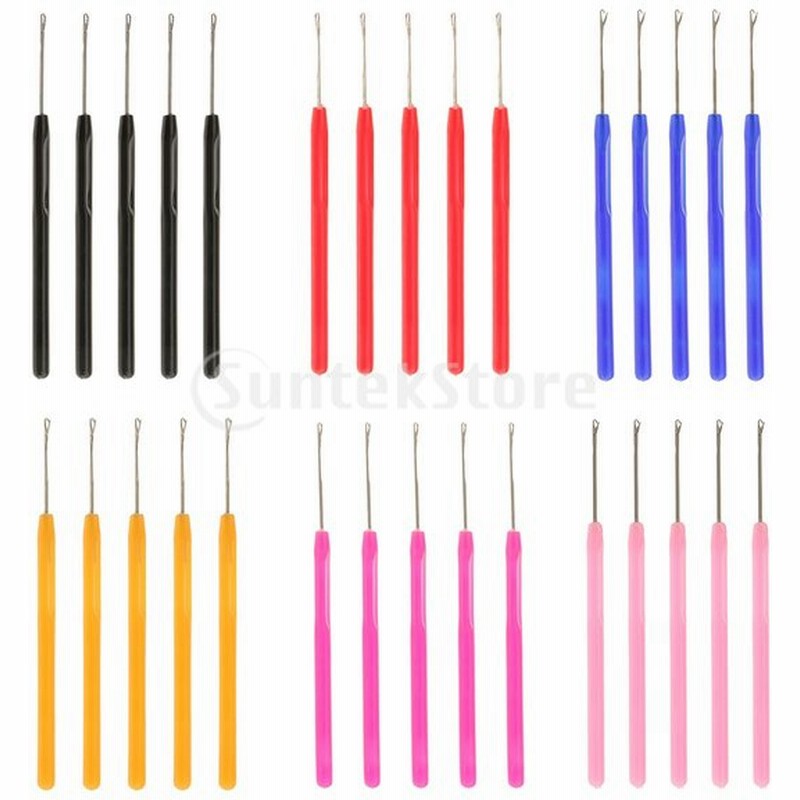 マイクロリングヘアエクステンションのための引っ掛け針ツール5個 通販 Lineポイント最大0 5 Get Lineショッピング