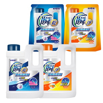 【蝦皮直營】妙管家 瞬乾淨地板清潔劑(清新澄香/小蒼蘭) 2000g瓶裝/1800g補充包