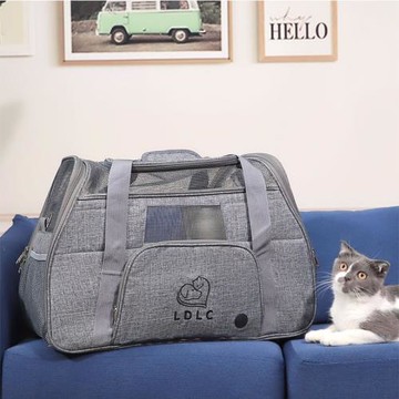 祺晟LDLC貓包大容量批發透氣折疊單肩寵物外出包 外出便攜寵物包