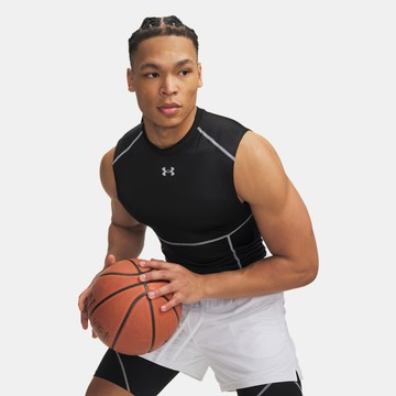 【UNDER ARMOUR】UA 男 HG Elite 緊身背心_6015380-009