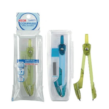 COX 三燕 安全 圓規 2.0mm 筆芯 顏色隨機/支 D-820｜領券最高折$220