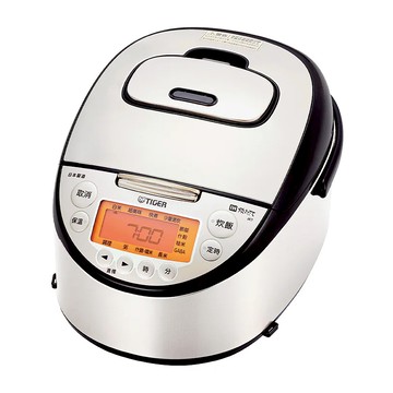 TIGER 虎牌 高火力多功能電子鍋 IH適用 6人份 日本製 銀黑色 1L  JKT-D10R  1台
