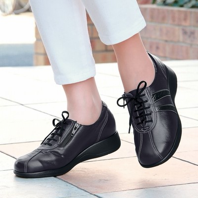 高品質 やわらか山羊革5ｅ快適軽量コンフォートシューズ送料無料レディース旅行疲れない靴 スポーツシューズ