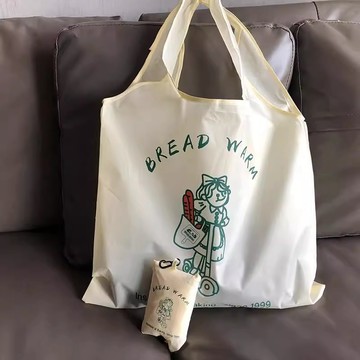 【台灣現貨】防水尼龍購物袋 購物袋 折疊購物袋 摺疊購物袋 超萌大容量折疊便攜超市購物袋手提袋 手提袋 購物袋