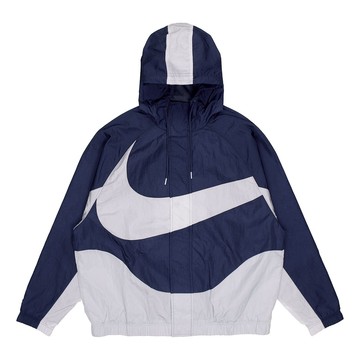 Men's Nike Sportswear Swoosh Contrasting Colors Large Logo Hooded