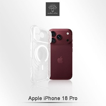 Metal-Slim Apple iPhone 18 Pro 精密挖孔 水波紋磁圈防摔手機殼