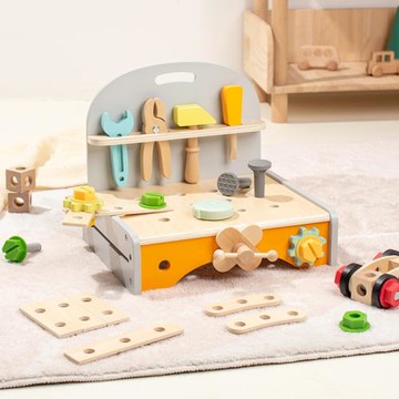 兒童早教多功能仿真拆裝維修擰螺絲螺母組合工具臺過家家益智玩具