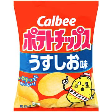Calbee 【 限 時 優 惠 】卡樂先生鹽味洋芋片 (55g)