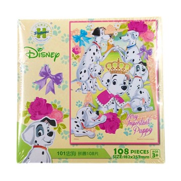 迪士尼Disney 101忠狗(2)拼圖-108片