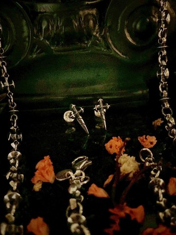 【巴洛克系列】審判之釘/哥特式十字架/單隻/銀