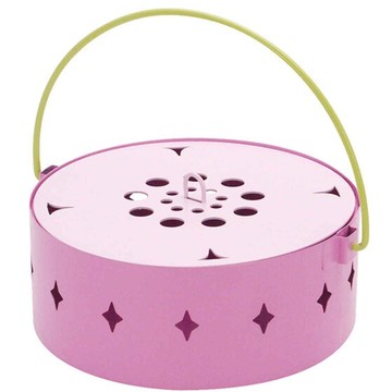 Mosquito coiled incense steel steel flower mosquito box pink