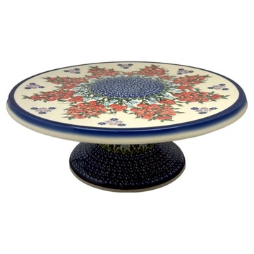 VENA 波蘭陶 蛋糕架 28 x 28 x 10.5cm  紅莓果園  1個