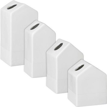 《RADER》白瓷花器4件(小屋)