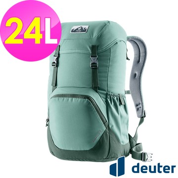 【德國deuter】WALKER休閒旅遊背包24L (3812921 湖綠/旅遊/休閒/都會)