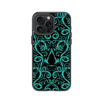 iPhone 15 Pro Max Clear 酷墨灰 - Assassin's Creed - Valhalla - Viking Pattern