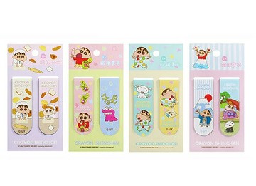 敦景 - 蠟筆小新-2入磁鐵書夾 CS02401