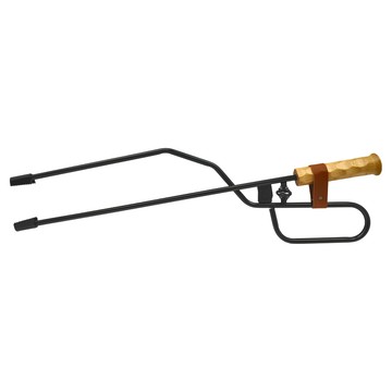 MOUNTAINHIKER 山之客 燒火鉗 SZK858 適用於1人  黑色 + 木質手柄  1個