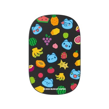 固架 MAX- MagSafe 兼容 黑 - 貓貓蟲咖波 Bugcat Capoo - 10th 環島咖波繽紛水果