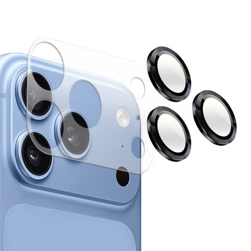 Timo for iPhone 18 Pro 6.3吋 鏡頭底座保貼+3D鏡頭環(黑色) 鏡頭保護組