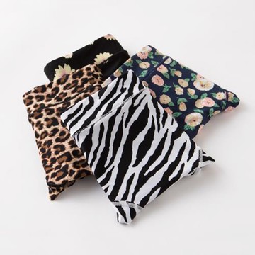 冰絲無痕內褲女士中腰夏季薄款透氣牛奶絲滑速干碎花性感女三角褲