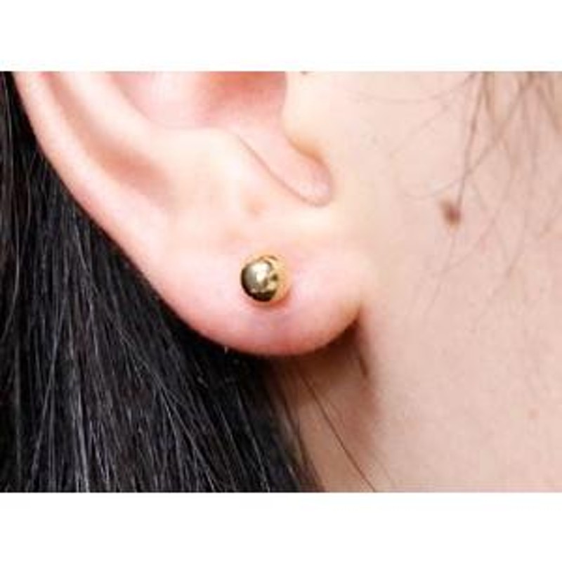 18金 ピアス 3個セット 丸玉ピアス 3mm 4mm 5mm 片耳ピアス イエローゴールドk18 18k スタッドピアス シンプル ピアス メンズ  送料無料 セール SALE | LINEショッピング