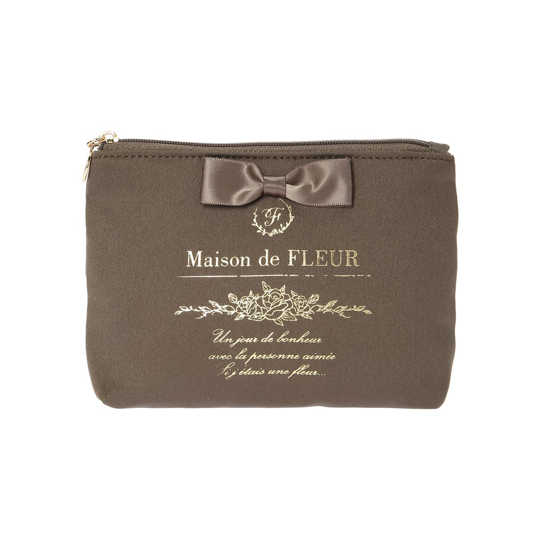 メゾンドフルール Maison de FLEUR リボンサテンティッシュケース