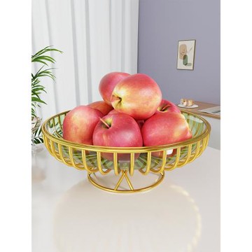 輕奢果盤高檔精致美容院酒店水果零食糕點托盤高顏值家用前臺果籃