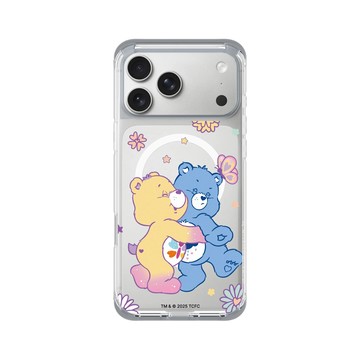 iPhone 17 Pro Max ClearX (MagSafe 兼容) 霜透灰 - Care Bears - 抱一個