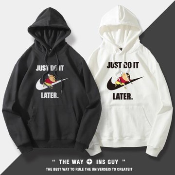 卡通聯名印花連帽衛衣男寬松ins潮牌百搭春秋款加絨上衣服外套潮