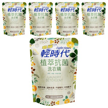 皂福 輕時代植萃洗衣精  1800g  5包