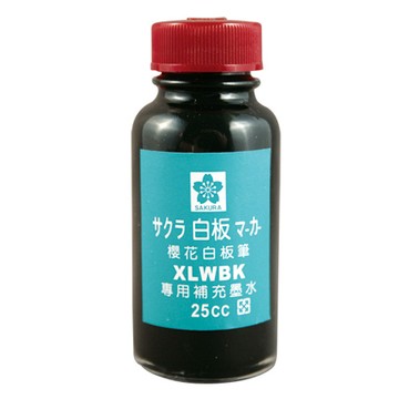 櫻花SAKURA白板筆補充液/WBK-RI/黑/25cc