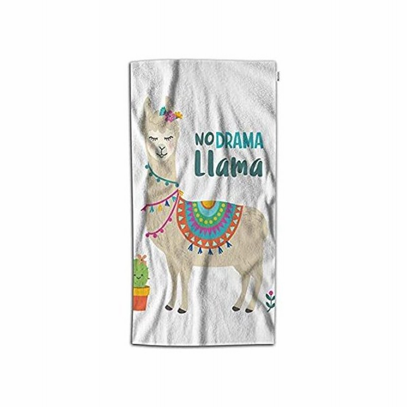Moslion Llama ビーチタオル ブランケット かわいい動物 アルパカと花 サボテン モチベーションを上げる引用 ドラマ ラマタオル ソフトマ 並行輸入品 通販 Lineポイント最大0 5 Get Lineショッピング