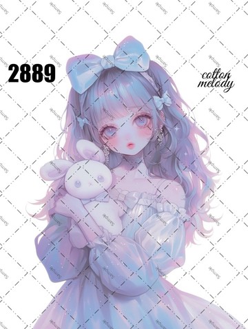 original sticker no.2889 人物貼紙 原創貼紙 原創人物貼紙 裝飾貼紙 cotton melody
