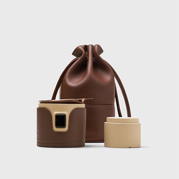 [沏派] 逐外飛行壺 戶外旅行陶瓷茶具-蝶蛹黃