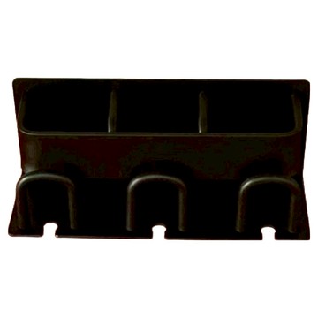 i LIFE 愛生活 3人太空鋁牙刷置物架  1個  經典黑