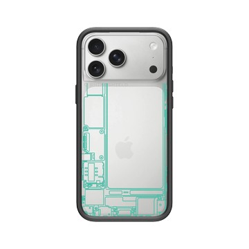 iPhone 17 Pro Max Mod NX -邊框背蓋組合 (相機按鈕) 黑 - JOCR - Inside an iPhone - Green
