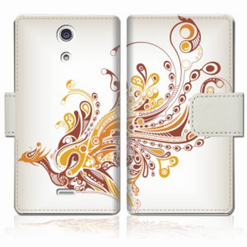 Xperia A So 04e 手帳型 ケース カバー エクスペリア エース 手帳ケース 手帳カバー 火の鳥デザイン 通販 Lineポイント最大1 0 Get Lineショッピング