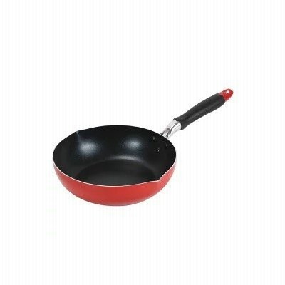 ベストコ  モデルナ IHディープパン レッド 24cm ND-9453