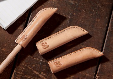 本革老時光筆套   環保真皮再製