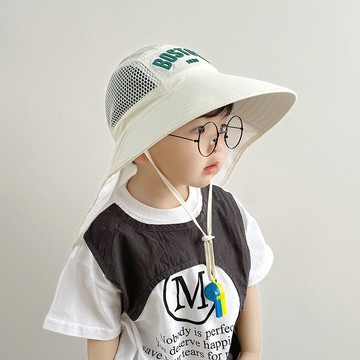 韓國 4-10歲 兒童防曬帽夏季新款男童女童透氣寶寶帽子遮陽帽漁夫帽預購