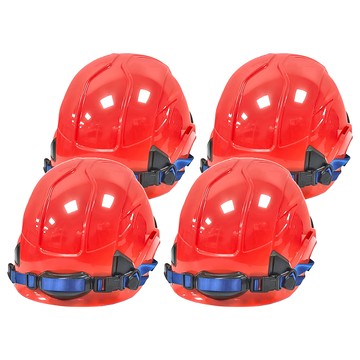 O.PO 歐堡牌 ABS防護頭盔 SN-630 台灣製造 快接扣下巴織帶  20.5 x 27 x 18cm  紅色  1個