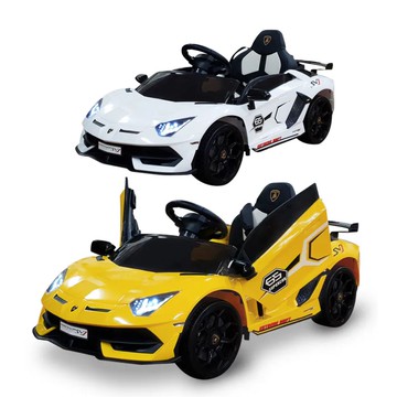 藍寶堅尼單人座 原廠授權 雙驅兒童電動車｜藍寶堅尼 SVJ 單人座 |原廠授權 |雙驅兒童電動車｜兒童電動車【六甲媽咪】