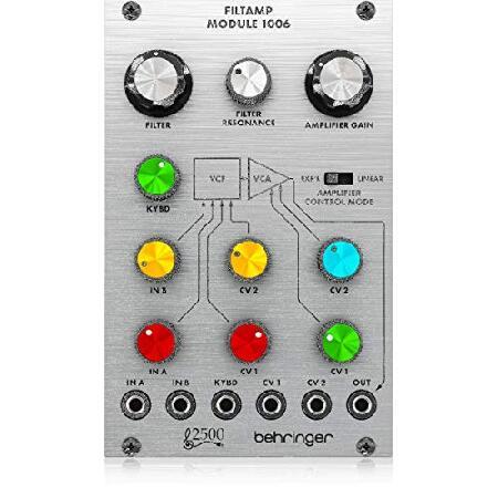 Behringer アナログシンセサイザー ユーロラックモジュール ユーロラック対応 アナログVCA 24dBローパスフィルターモジュール 2500シリーズ FILT AMP MODULE 100