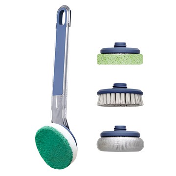 五合一多功能鍋刷 NC419D 145g 顏色隨機  1個