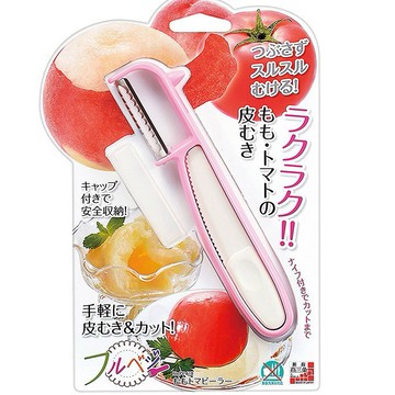 【大正餐具批發】日本製 薄皮果物削皮器 削皮器 削果皮 縱型