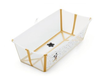 Stokke Flexi Bath 摺疊式浴盆 XL款–米奇狂歡(限量版)★衛立兒生活館★7040355359050